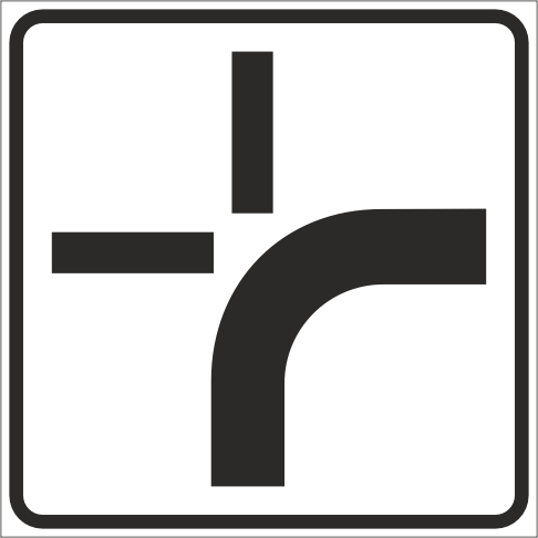 Andamento della strada principale Andamento della strada principale