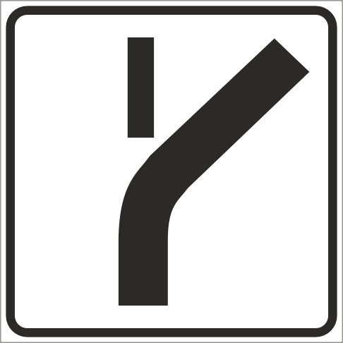 Andamento della strada principale Andamento della strada principale