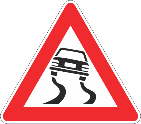 Strada sdrucciolevole Strada sdrucciolevole