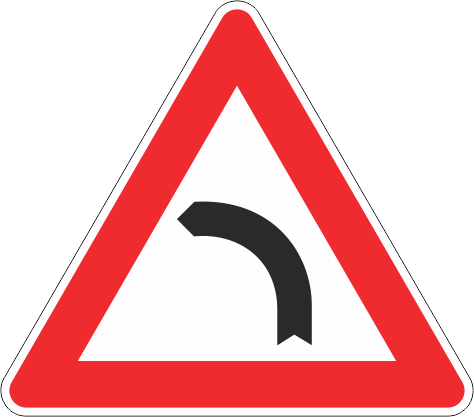 Curva a sinistra Curva a sinistra
